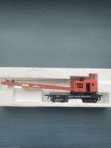 Vintage Life Like HO scale New York Central Working Crane Car "Browning" OB (ff) - Picture 1 of 5