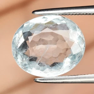 💎 2.77ct Oval Natural Light Blue Aquamarine - Unheated Madagascar Gemstone - Picture 1 of 4
