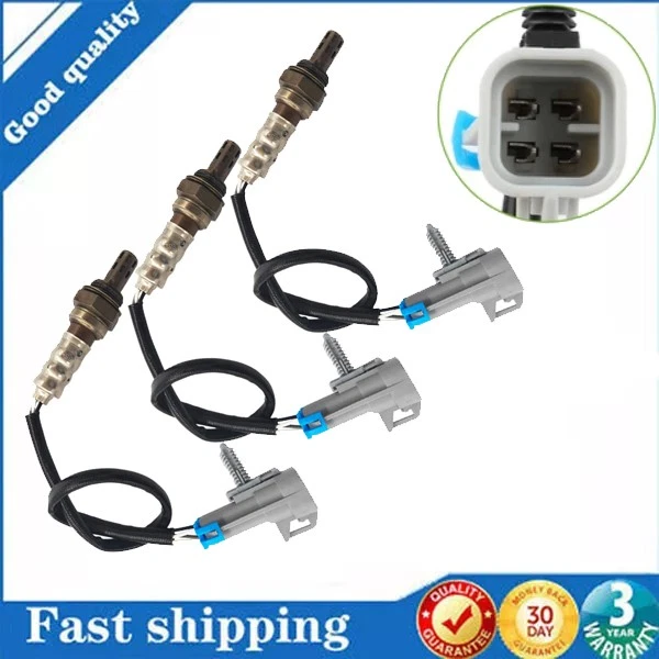 Sensor de oxígeno aguas arriba y aguas abajo 3 piezas Fit GMC JIMMY SONOMA 4,3 L V6 2002-2005 Foto 1 de 4