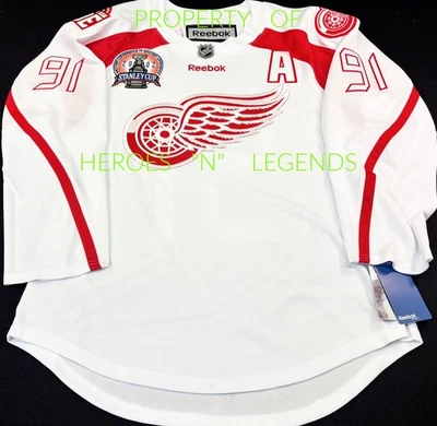 NUEVO CON ETIQUETAS-S * PARCHE COPA STANLEY SERGEI FEDOROV DETROIT RED WINGS 2002 ++ CAMISETA REEBOK Foto 1 de 4