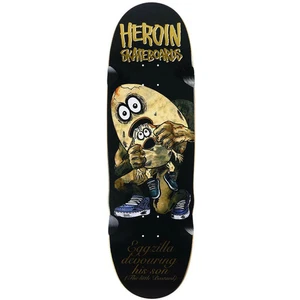 Heroin - Egg Eater deck 9.75" Shaped Deck razors edge Skateboard Skate Board - Bild 1 von 3