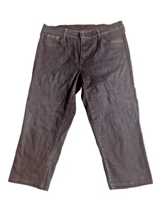 Size 14 Levis 515 Capri Over The Knee Stretch Dark Blue Denim Shorts - Picture 1 of 7
