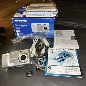 Olympus CAMEDIA D-540 Zoom 3.2MP Digital Camera - Silver Tested With Box - Picture 1 of 4