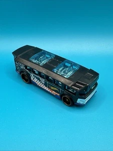 Scuolabus Hot Wheels 2013 Alta Ingegneria - Nero/Blu Sciolto - Foto 1 di 6