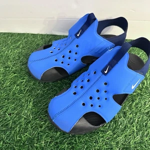 Sandali Nike Sunray Protect per bambini - taglia 3 anni - blu/nero - scarpe da acqua - Foto 1 di 14