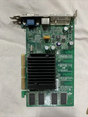 Used Tested - Nvidia GeForce FX5200 128MB DVI, VGA & SVideo Vintage GPU - Image 1 of 3