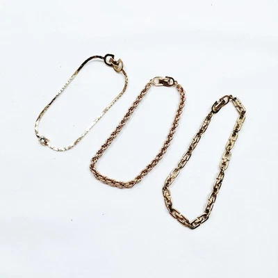 SIN TARIFA Pulsera Dior Juego de 3 Metal Dorado 1566712 Foto 1 de 4