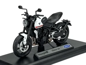 WELLY TRIUMPH TRIDENT 660 1:18 MOTORRAD DIE CAST MODEL NEU IM KASTEN 12860 - Bild 1 von 5