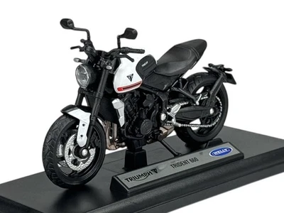 WELLY TRIUMPH TRIDENT 660 1:18 MOTORRAD DIE CAST MODEL NEU IM KASTEN 12860 - Bild 1 von 4