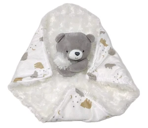 Carters Teddybär Lovey Baby Sicherheitsdecke Minky Plüschtier Bär Mond Sterne - Bild 1 von 12