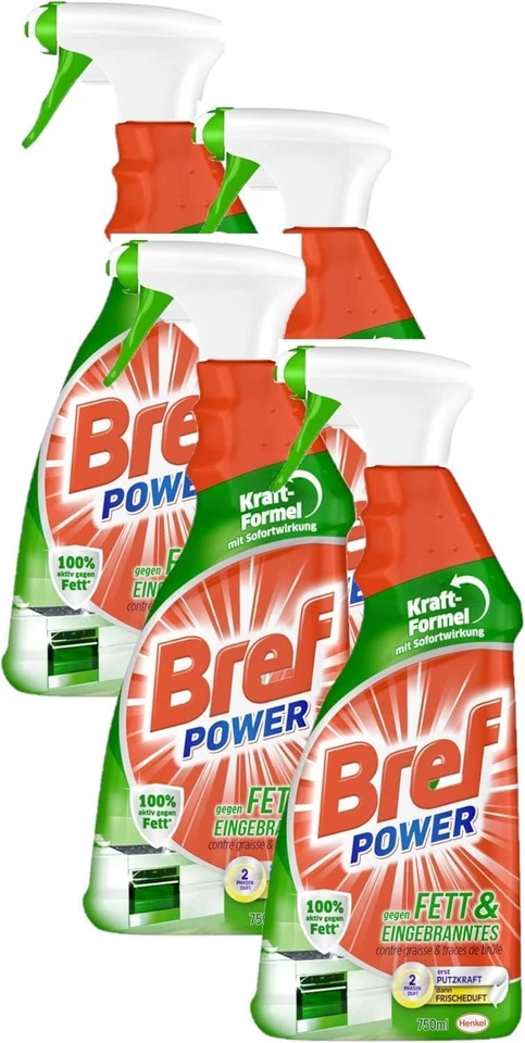 Bref Power Fett&Eingebranntes,  4x 750 ml - Bild 1 von 1