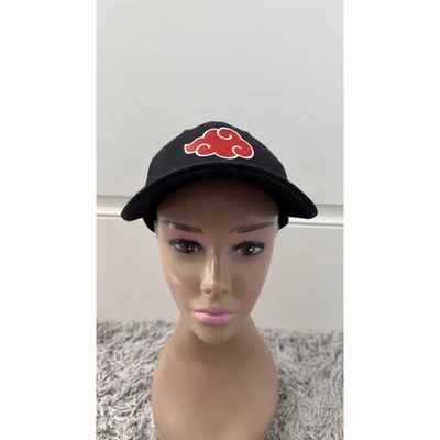 Gorra de béisbol Naruto Shippuden Akatsuki Cloud negra Snapback sombrero anime juegos con disfraces Foto 1 de 4