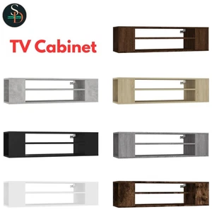 Hanging TV Cabinet Entertainment Centre Wall TV Unit Engineered Wood vidaXL - Picture 1 of 36