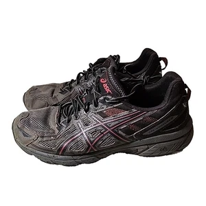 ASICS Shoes Mens 11.5 Gel-Venture 6 Grey Red Lace-Up Trail Running Sneakers Mesh - Bild 1 von 8