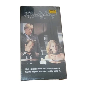 Moonlighting (VHS 1985) Cybill Shepherd, Bruce Willis, Allyce Beasley, ABC Video - Picture 1 of 2