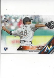Tarjeta #436 Miami Marlins 2016 Topps 2 Vintage Stock Raudel Lazo RC #54/99 - Imagen 1 de 1
