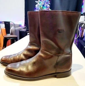 Botas de cuero McCreedy And Schreiber 10,5 para hombre excelentes RARAS - Imagen 1 de 15