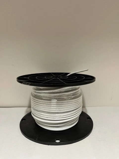 Mil-Spec high temperature wire  18 Gauge White Tefzel M22759/16-18-9 150C 600V - Image 1 of 1