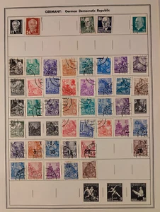 Germany, DDR. - Nice lot of 78 used stamps, F/VF. - Picture 1 of 2
