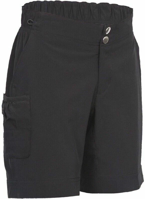 PANTALONES CORTOS DE BICICLETA ZOIC RIPPET PARA NIÑA, NEGRO/ROSA, TALLA GRANDE, NUEVOS Foto 1 de 1