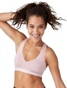 NWOT b.tempt'd PINK SIZE SMALL MEDIUM RACERBACK SPORTS CROP BRALETTE BRA 910505 - Picture 1 of 2