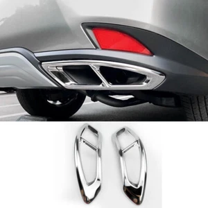 For Lexus RX350 2020-2022 Stainless Car Exhaust Muffler Tail Tip Pipe frame Trim - Picture 1 of 8