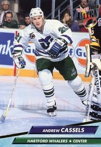 #70 Andrew Cassels - Hartford Whalers - 1992-93 Ultra Hockey - Image 1 of 1