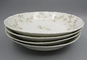 Tazón(s) de sopa Theodore Haviland cupé - rosas rosadas/lazo azul Marie var. S161D - Imagen 1 de 3