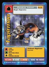 Tapirmon Bo-36 Digimon Trading Card TCG 1999 Bandai