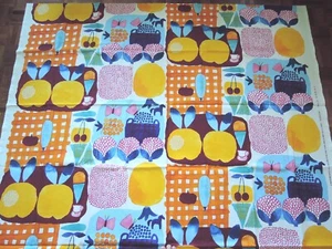 【NEU】 Marimekko KESÄTORI KESATORI Baumwollstoff 143x100cm - Bild 1 von 9