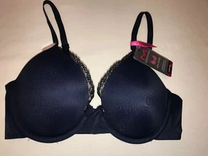 Maidenform DM9501 Underwire Memory Foam T-Shirt Bra 34D Blue - Picture 1 of 5