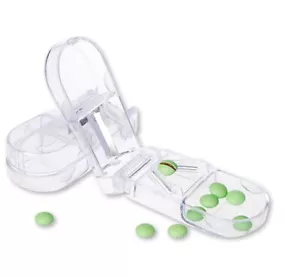 Pill Cutter with Storage, Cut Pills for Easy Swallowing, Strong, Precise Cutting - Picture 1 of 6