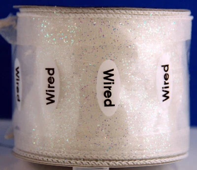 Spools of NOS Horizon Fabrics Wire Edge Bow Tying Ribbon - 6yd x 2 1/2in - Image 1 of 4