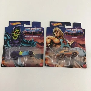 Hot Wheels Character Cars Masters Of The Universe He-Man Skeletor Toy Mattel - Picture 1 of 9