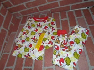 THE GRINCH CHRISTMAS THEMED BOYS PAJAMAS SET SIZE 5T NEW WITH TAGS - Picture 1 of 2