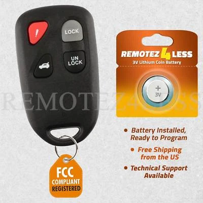 Replacement for 2003 2004 2005 Mazda 6 Keyless Entry Remote Car Key Fob Foto 1 de 4