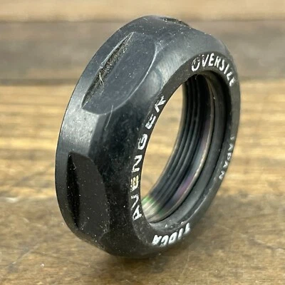 Tioga Avenger Headset Top Nut 1 1/8 in Threaded NOS Black 90s MTB Mountain Bike - Image 1 of 4