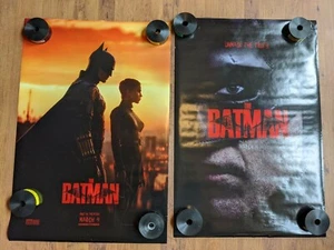 The Batman 2022 27x40 D/S Poster set di 2. Batman solo + Batman e Catwoman - Foto 1 di 8