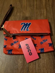 NCAA Ole Miss Rebel Nylon Crossbody Wristlet FOCO NWT - Picture 1 of 2
