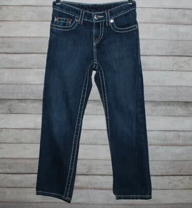 True Religion Girls Size 8 Big T Denim Jeans! Super Cute! - Picture 1 of 12