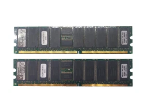 Kingston KTM5037/1G DDR 266 PC2100 1 GB ECC REG Kit (512 MB X2) Server Memory - Picture 1 of 3