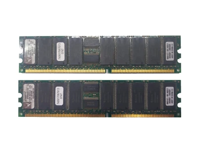 Kingston KTM5037/1G DDR 266 PC2100 1 GB ECC REG KIT (512 MB x2) memoria server - Immagine 1 di 3