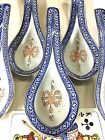 Chinese Rice Eye Ware Porcelain Spoons 5 pcs As A Lot Vintage 5 1/2 Inch Macau