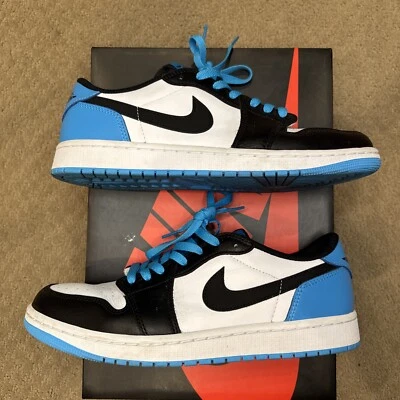 Talla 10 - Air Jordan 1 Retro OG Bajo UNC Azul Polvo (CZ0790 104) ¡MUY LIMPIO!  Foto 1 de 4