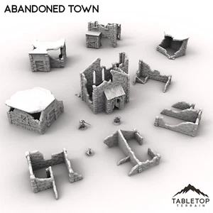 Abandoned Town - Fantasy DND Dungeons and Dragons - Picture 1 of 10