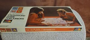 Vintage 1975 Scrabble Crossword Game for Juniors