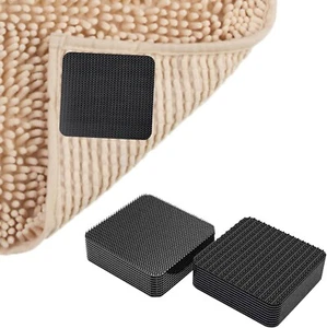 Grippers for Mats on Carpet, 24pcs Carpet Grippers for Rugs on Top of Carpet ... - Picture 1 of 7