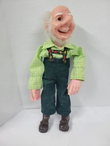 Vintage Dorf Dolls F. Katzenberger W. Frank USA Poseable 17" Happy old man - Foto 1 di 5