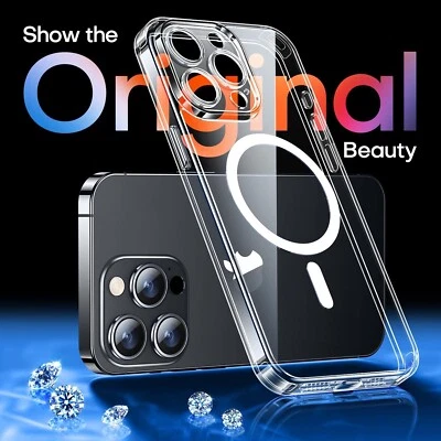 Cover Custodia MagSafe per Apple iPhone 15 / Pro MAX Plus Protezione Camera - Immagine 1 di 4