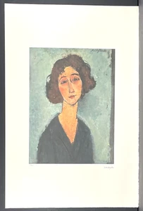 AMEDEO MODIGLIANI * 51 x 78 cm * signed lithograph * limited # 20/50 - Picture 1 of 9